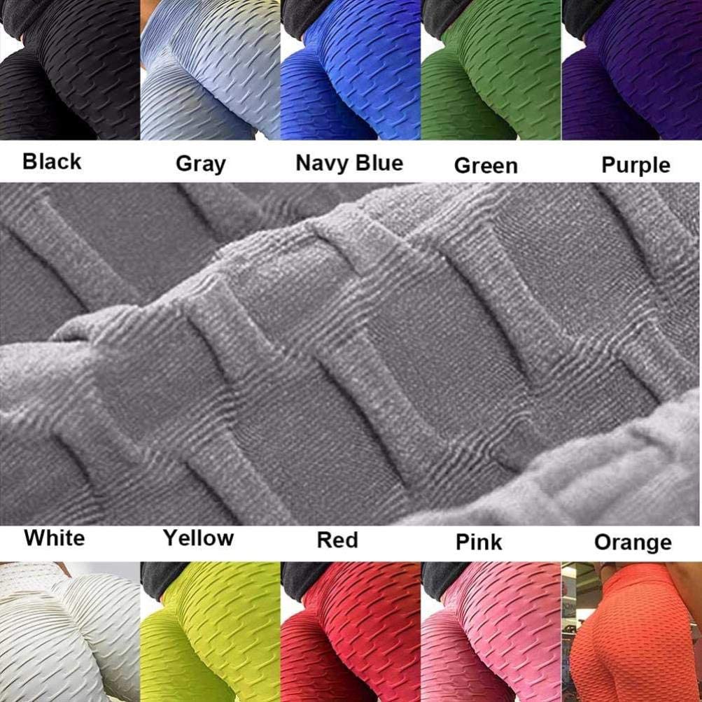 Set of 3 - Leggings Ruched Butt Shapewear Tights Yoga Pants