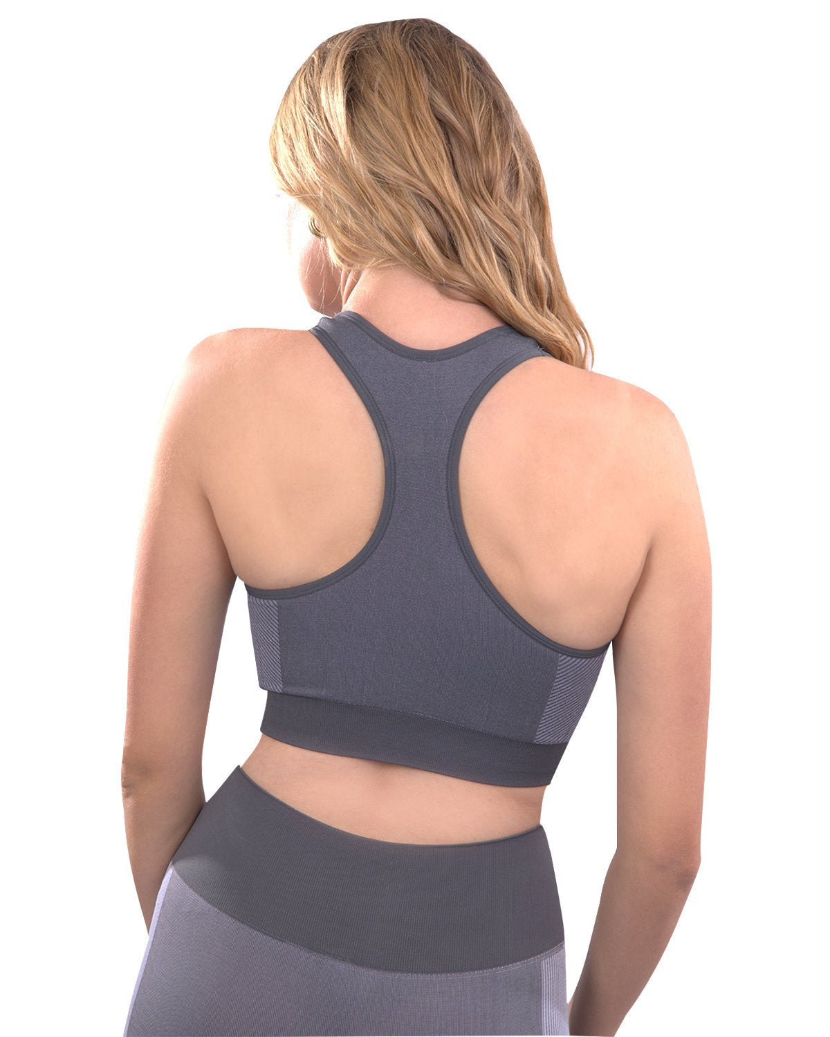 Arleta Seamless Sports Bra - Grey